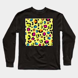 Colorful leopard pattern Long Sleeve T-Shirt